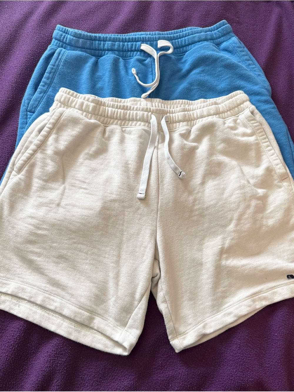 Vineyard Vines mens Drawstring Shorts - Blue and Cream 2 pack - Picture 3 of 12
